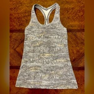 Lululemon Cool Racerback Tank Top multi colored size 6